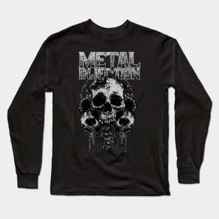 Metal Injection Skulls 2021 Long Sleeve T-Shirt